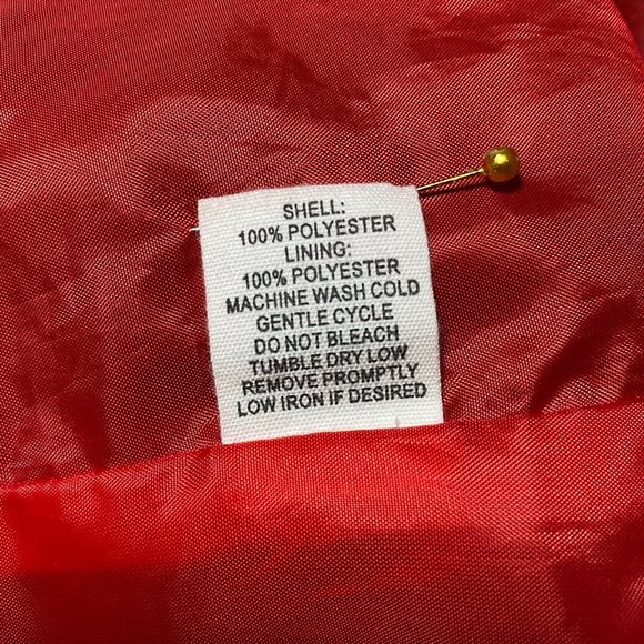 Lili Sport Windbreaker Jacket Size 3X Black Red White - Picture 8 of 9